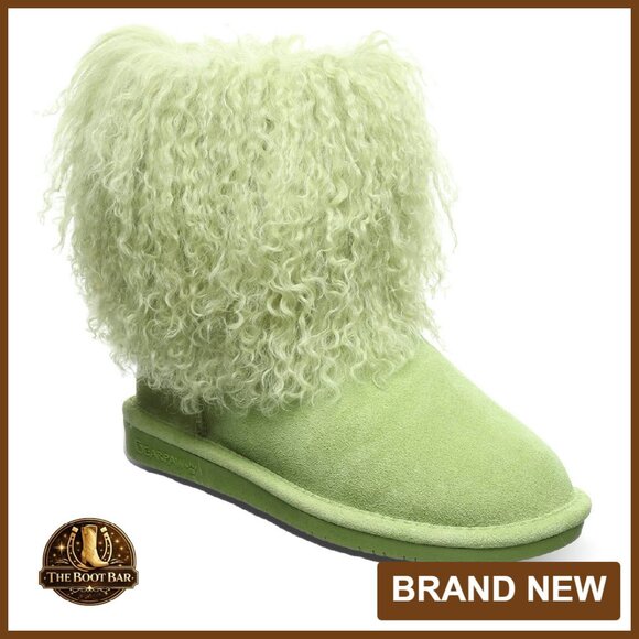 Women's Suede Slip-On Winter Boots 7-Inch Shaft Comfortable Snow Boots